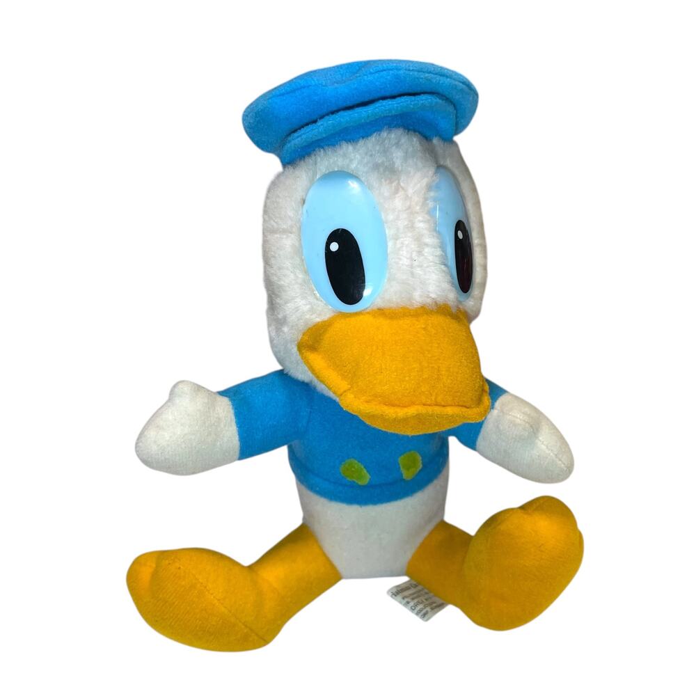 Vintage 1983 Disney Donald Duck Mickey's Christmas Carol Plush Canasa Korea 8.5"